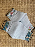 Liberty Fabrics - Betsy Grey - Cotton Face Mask