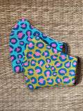 Cotton Face Mask - ADULT - zesty leopard print